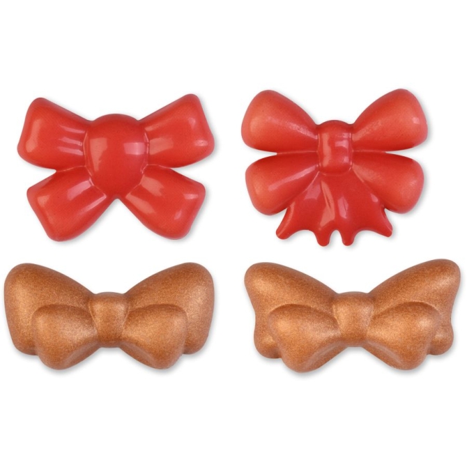 Assortiment 4 Noeuds Galbs  Chocolat Blanc 