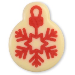 Assortiment 4 Boules de Noël Ø 3, 6 cm – Chocolat Blanc. n°1