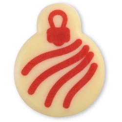 Assortiment 4 Boules de Noël Ø 3, 6 cm – Chocolat Blanc. n°4