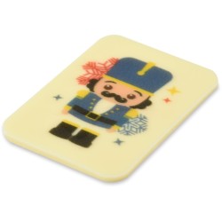 4 Plaquettes Casse-Noisette en Chocolat Blanc – 5 cm. n°6