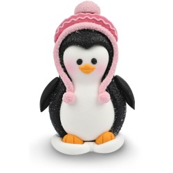 1 Pingouin Mignon 3D en Sucre  6, 5 cm. n3