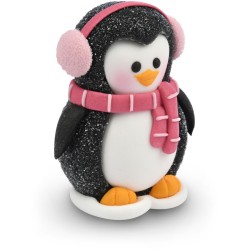 1 Pingouin Mignon 3D en Sucre  6, 5 cm. n5