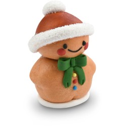 1 Bonhomme en Pain d pices 3D en Sucre  5 cm. n5