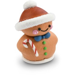 1 Bonhomme en Pain d pices 3D en Sucre  5 cm. n6
