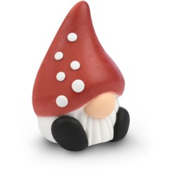 1 Elfe des Champignons 3D en Sucre  6 cm. n4