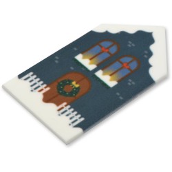 Assortiment 3 Maisons Scandinaves Ø 5 cm – Sucre. n°5