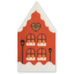 Assortiment 2 Maisons Scandinaves  5 cm  Sucre. n1