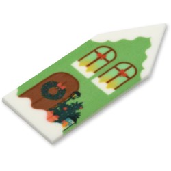 Assortiment 2 Maisons Scandinaves  5 cm  Sucre. n3