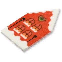 Assortiment 2 Maisons Scandinaves  5 cm  Sucre. n4