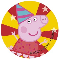12 Stickers  Biscuits Peppa Pig (5, 8 cm) - Sucre. n3