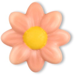 Assortiment de 3 Fleurs   3, 5 cm  Chocolat blanc. n4