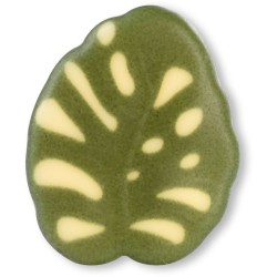 Assortiment de 4 Feuilles  3, 4 cm  Chocolat blanc. n2