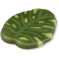 Assortiment de 4 Feuilles  3, 4 cm  Chocolat blanc. n8