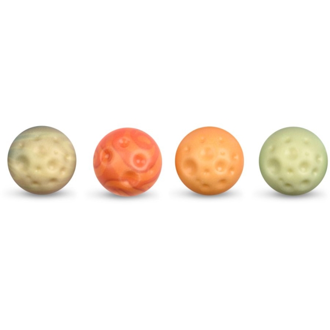 Assortiment de 4 Plantes   2, 6 cm  Chocolat blanc 