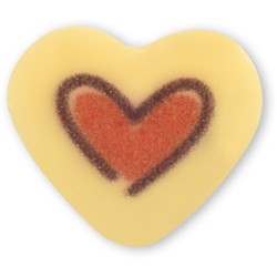 6 Mini Coeurs  1, 6 cm  Chocolat blanc. n7