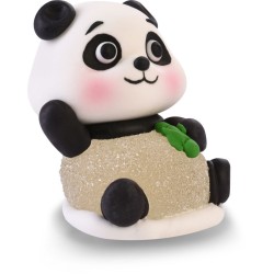 Assortiment de 3 Pandas  Sucre glifi  6 cm. n4