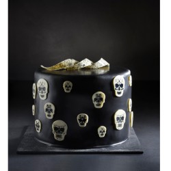 Set de 5 Crnes Effrayants  Chocolat Blanc. n7