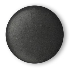 6 Coques de Macarons Noirs  3, 5 cm  (Pour 3 Macarons). n2