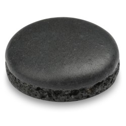 6 Coques de Macarons Noirs  3, 5 cm  (Pour 3 Macarons). n3