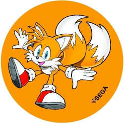 12 Stickers � Biscuits Sonic (5, 5 cm) - Sucre. n�2