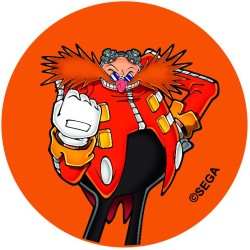 12 Stickers � Biscuits Sonic (5, 5 cm) - Sucre. n�4