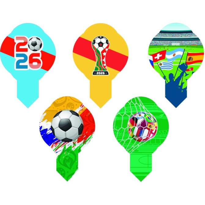 10 Pastilles Coupe du Monde de Football - Azyme 