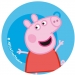 12 Stickers  Biscuits Peppa Pig (5,8 cm) - Sucre. n4