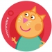 12 Stickers  Biscuits Peppa Pig (5,8 cm) - Sucre. n5