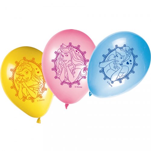 8 Ballons Princesse Disney Glamour 