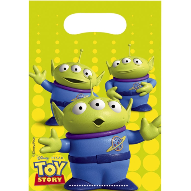 6 Pochettes cadeaux Toy Story Star Power 