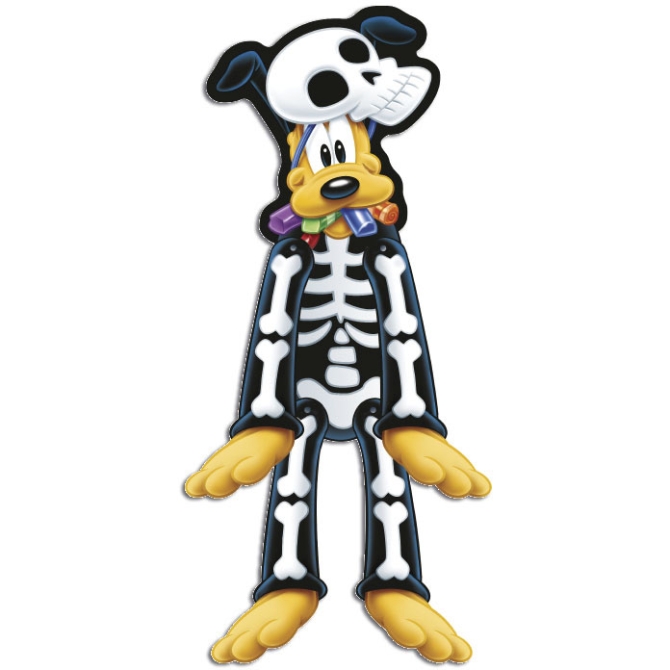 Dcoration Squelette Mickey et Minnie Halloween 