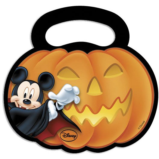 6 Pochettes cadeaux Mickey et Minnie Halloween 