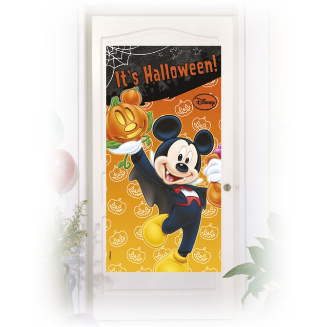Affiche de porte Mickey Halloween 