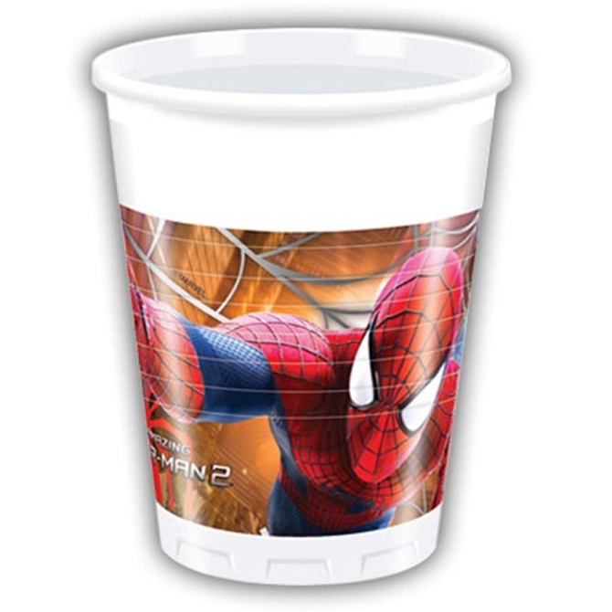 8 Gobelets Amazing Spiderman 2 