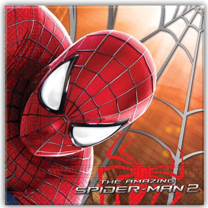 20 Serviettes Amazing Spiderman 2 