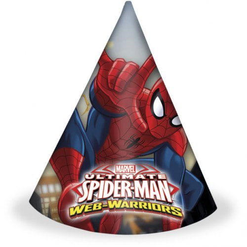 6 Chapeaux Spider Man Web Warriors Pour L Anniversaire De Votre Enfant Annikids