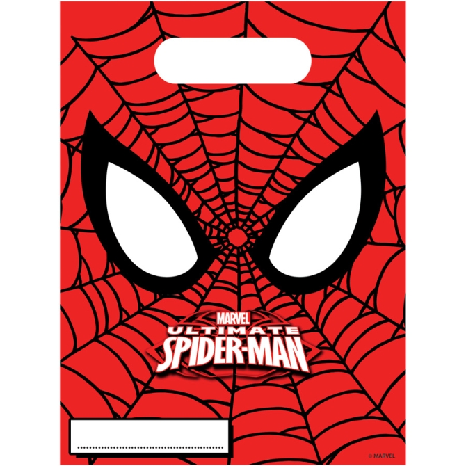 6 Pochettes Cadeaux Ultimate Spiderman Power 
