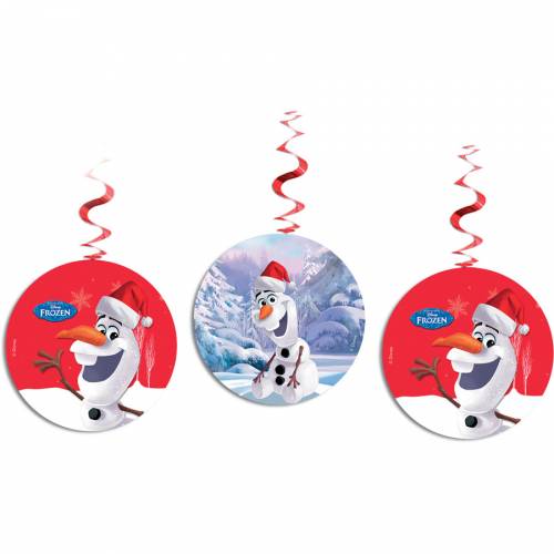 3 Guirlandes Spirales Olaf Christmas 