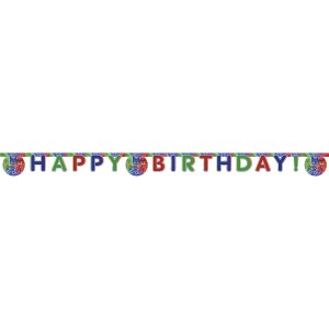 Guirlande lettres Happy Birthday Pyjamasques