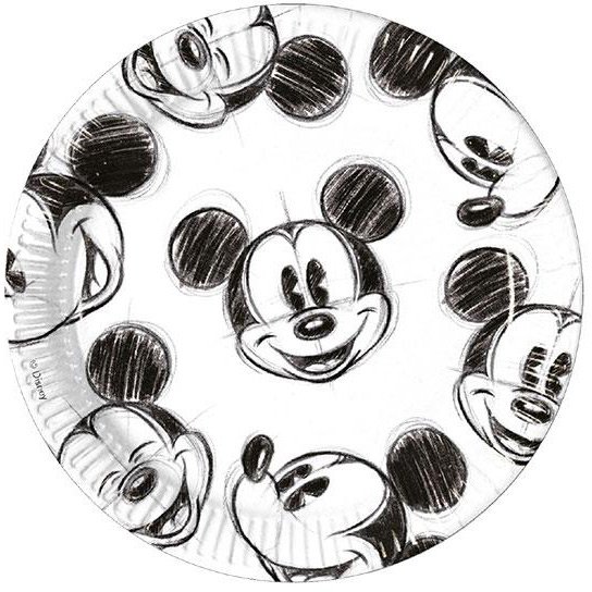 25 Assiettes Mickey Vintage 