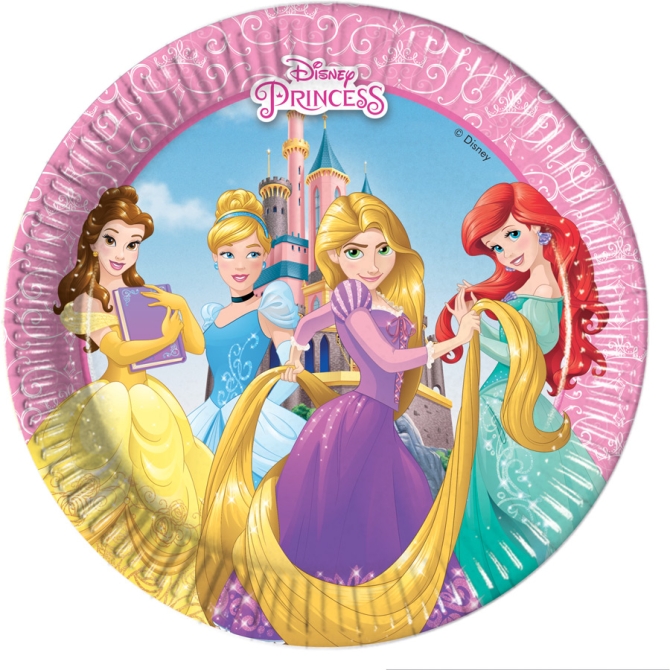 8 Petites Assiettes Princesses Disney Loving 