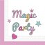 20 Serviettes Licorne Magic Party