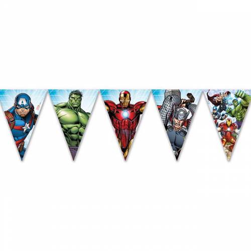 Guirlande Fanions Avengers Pour L Anniversaire De Votre Enfant Annikids