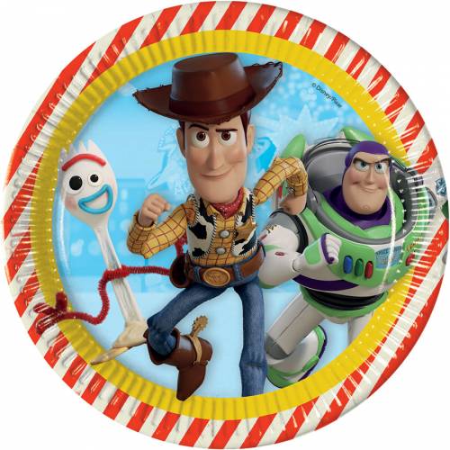 8 Assiettes Toy Story 4 Deco Table Anniversaire Annikids