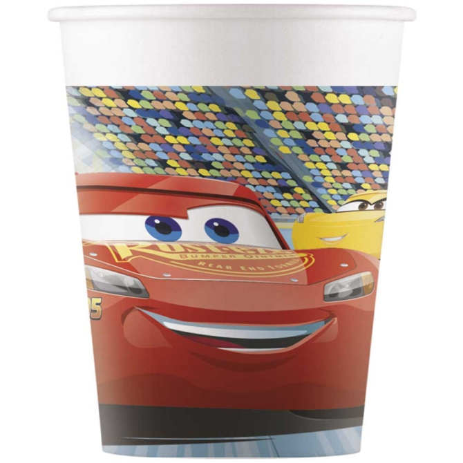 8 Gobelets Cars 3 