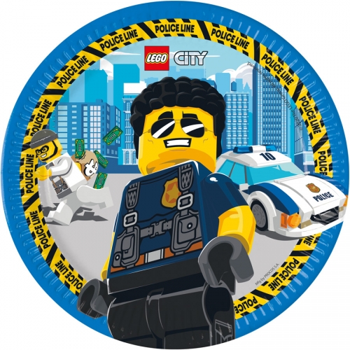 8 Assiettes Lego City Pour L Anniversaire De Votre Enfant Annikids