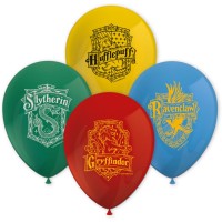 Contient : 1 x 8 Ballons Harry Potter Poudlard