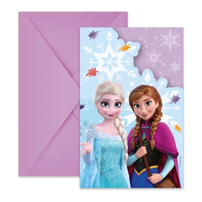 6 Invitations - Frozen Idyllic Wonder 