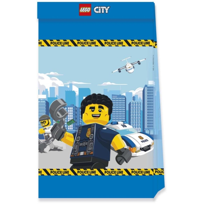 4 Pochettes Cadeaux Lego City 