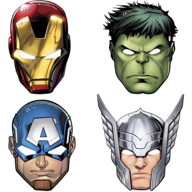 6 Masques Avengers 